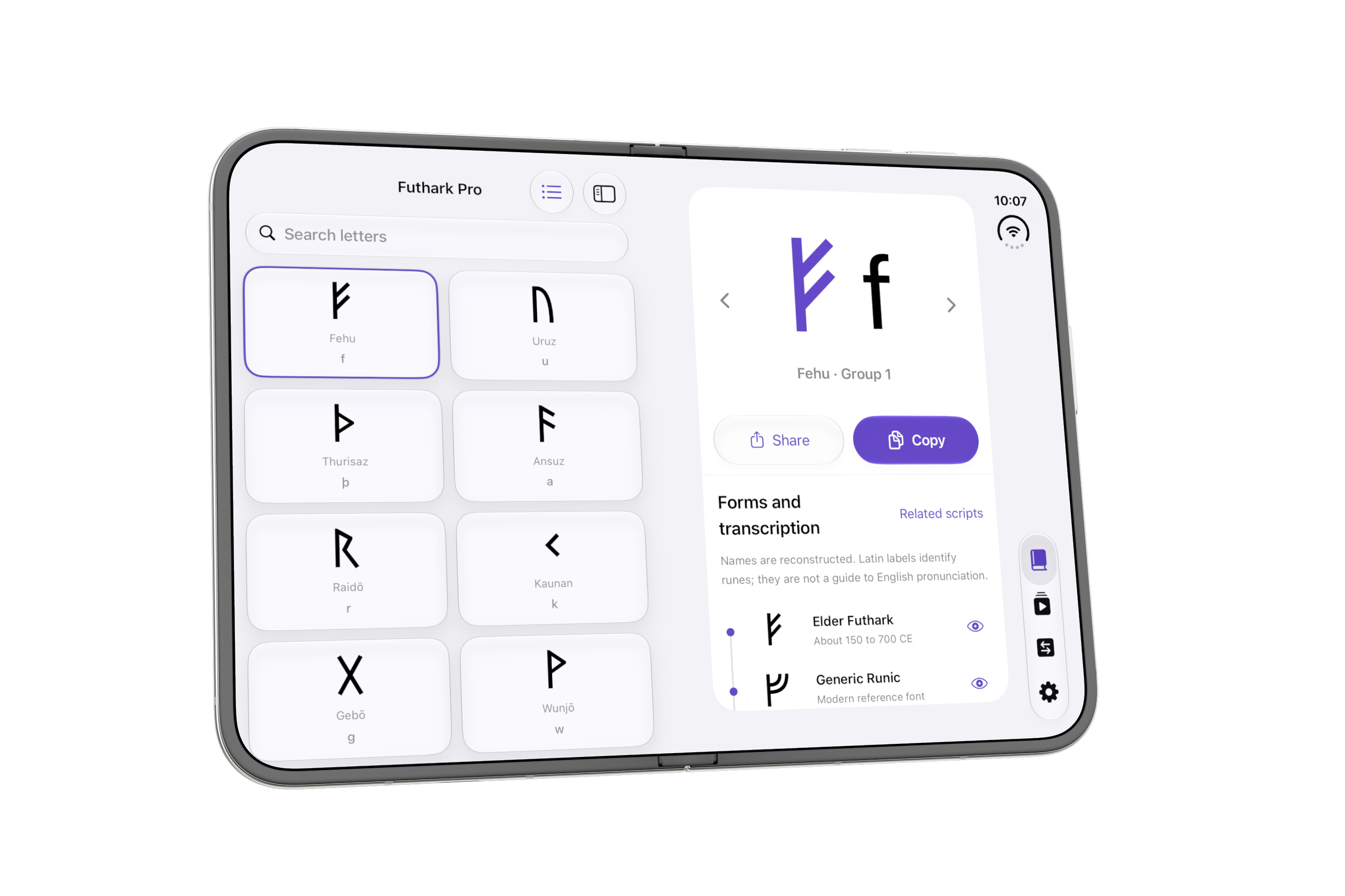 Futhark Pro open on iPhone Duo